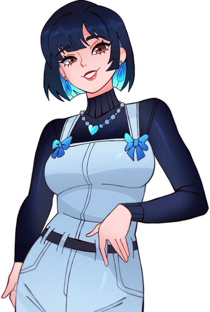 Hyun — full-body character art