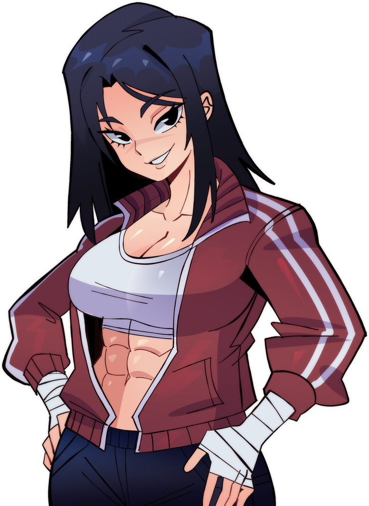 Maki — full-body character art